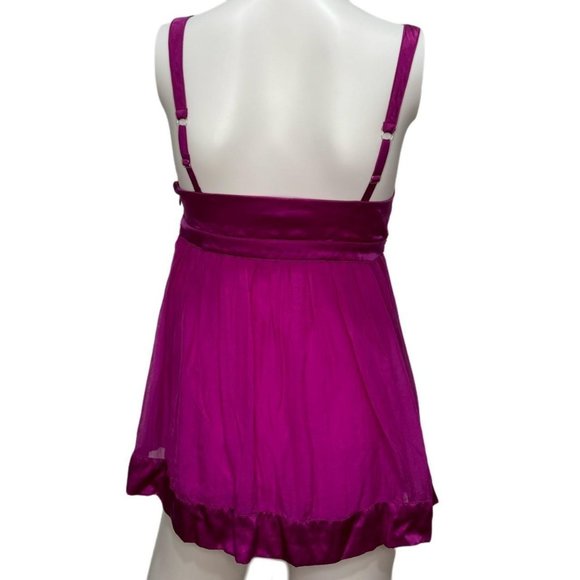 Vintage Y2k Bebe Babydoll Mesh Blouse - Picture 4 of 8